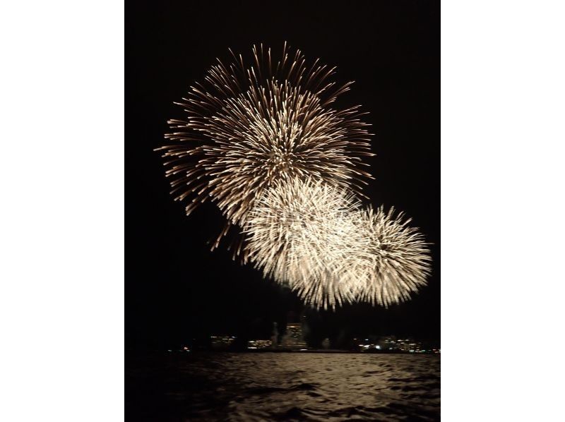 【静岡・熱海】船上花火鑑賞　迫力満点の熱海の花火大会を船の上から見学するコースです！の紹介画像