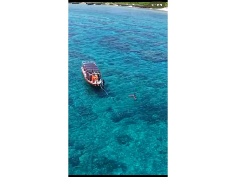 【石垣島・午前8:30〜ボート１日ツアー】鳩間島・西表島or黒島・新城島(パナリ)シュノーケル1日ツアー＜ドローン・GoPro撮影付き〉の紹介画像