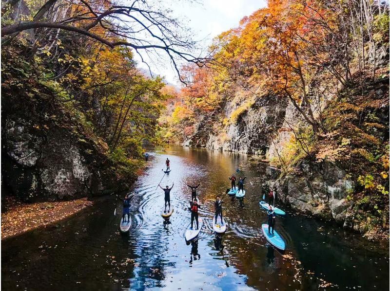 【北海道・札幌・定山渓】定山渓SUPツアー！札幌の奥座敷定山渓の渓谷をゆったりクルージング！札幌中心街から車で40分！の紹介画像