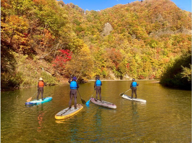 【北海道・札幌・定山渓】定山渓SUPツアー！札幌の奥座敷定山渓の渓谷をゆったりクルージング！札幌中心街から車で40分！の紹介画像