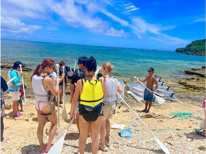 《宫古岛》【特价】在美丽的大海中体验清澈透明的SUP之旅☆【免费照片和视频数据】【免费租借】开业纪念贴纸☆赠送☆の紹介画像
