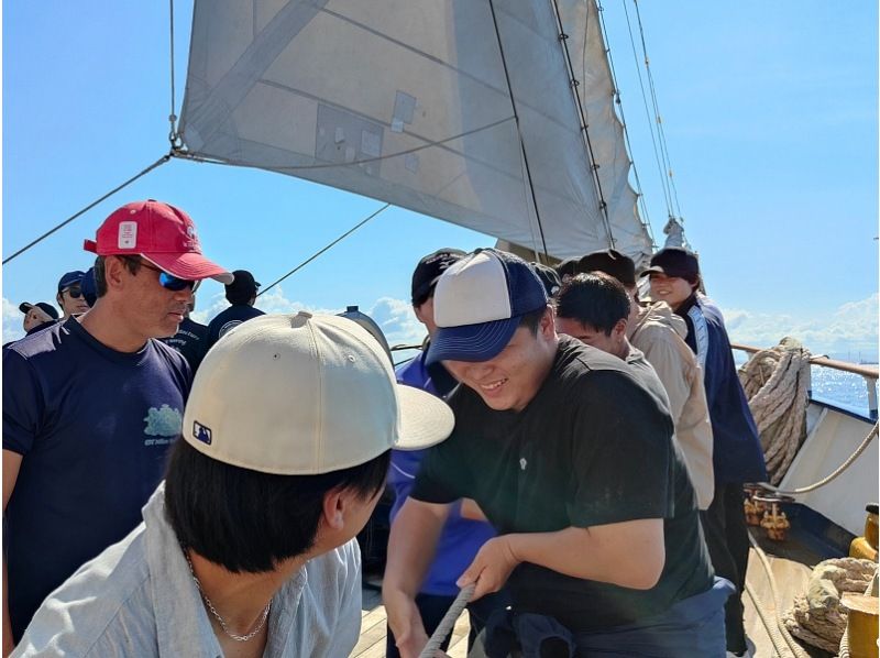 【神戸発着】2025 帆船みらいへ 1泊2日 宿泊体験航海 5/17(土) - 5/18(日)の紹介画像