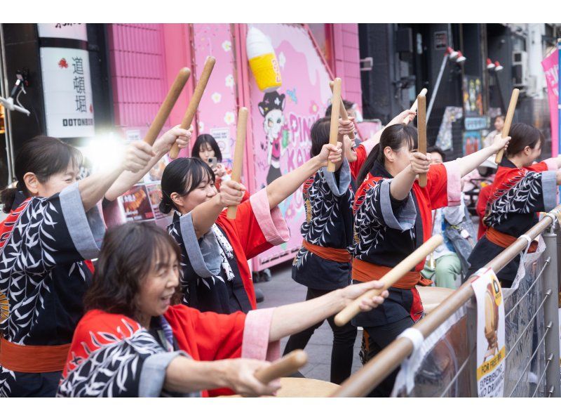 [大阪，難波]太鼓表演和體驗當地圈子野比表演體驗の紹介画像