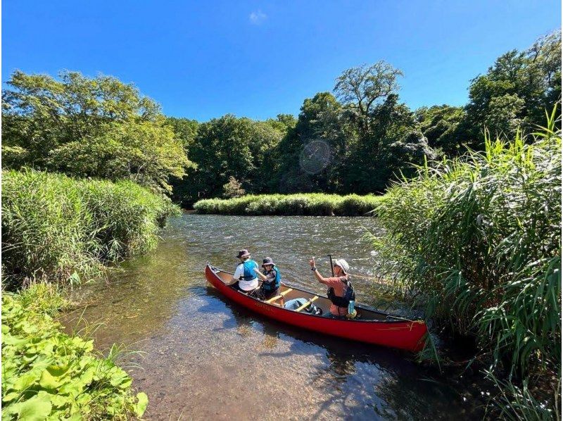 【北海道・千歳川・春夏秋冬カヌー】1組限定！自家焙煎コーヒータイムあり！ガイド同乗で安心♪日本トップレベルの清流・千歳川でカヌー！の紹介画像