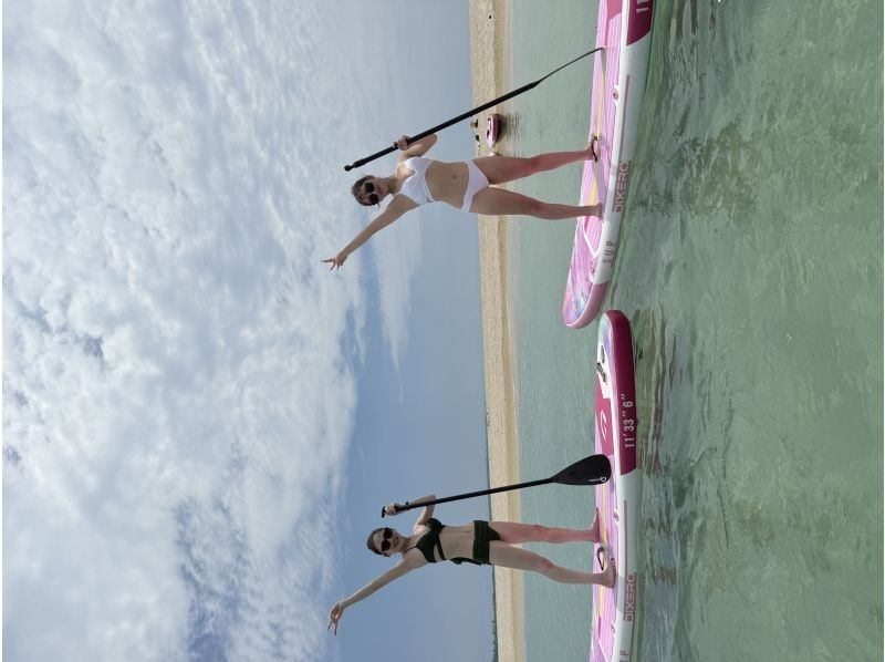 【宮古島/最安値】SUPで行く幻の島【ユニの浜】へ上陸ツアー（記念写真プレゼント）の紹介画像