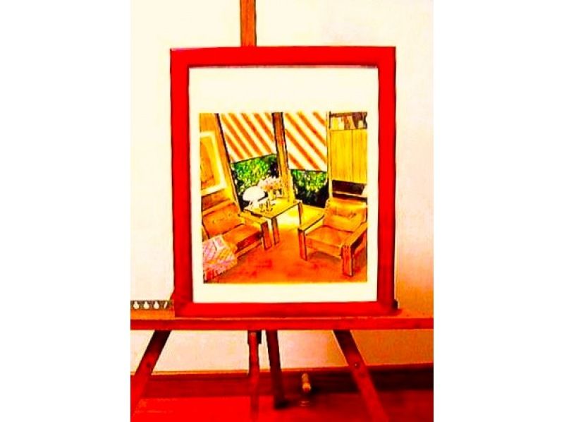 [Osaka Nishitengachaya] A workshop to draw interior perspective <your favorite room> with transparent watercolors!の紹介画像