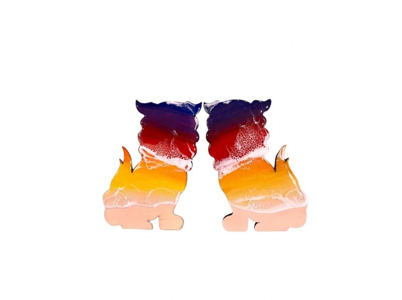 [Okinawa, Ishigaki Island] Create your own ocean! Choose from our selection of boards, manta rays, and sea turtles. Yaeyama Ocean Resin Artの紹介画像
