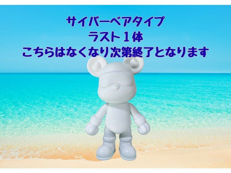 【沖縄・石垣島】残りわずか・大人気ベアアートMサイズ 　サイバベアータイプの紹介画像