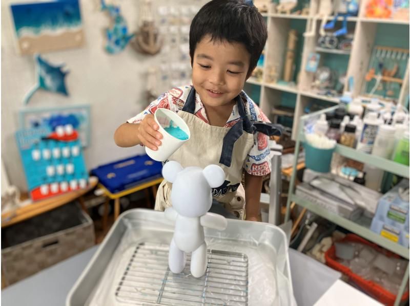 【沖縄・石垣島】大人気ベアアートMサイズ うさちゃんとサイバベアーもお選びいただけますの紹介画像