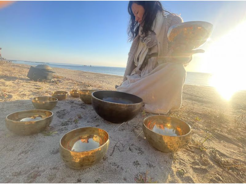 [Oita/Beppu] Private sound bath, meditation and hot spring mindfulness retreat in a studio with an ocean viewの紹介画像