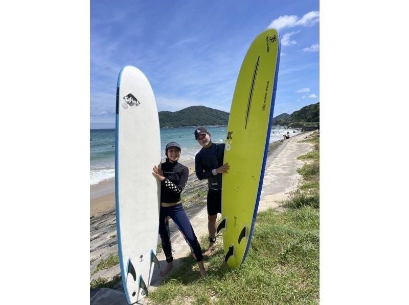 【후쿠오카・이토시마】서핑 체험!손님 OK!액티비티 세트 플랜으로 파도의 컨디션에 맞추어 보드를 선택!の紹介画像