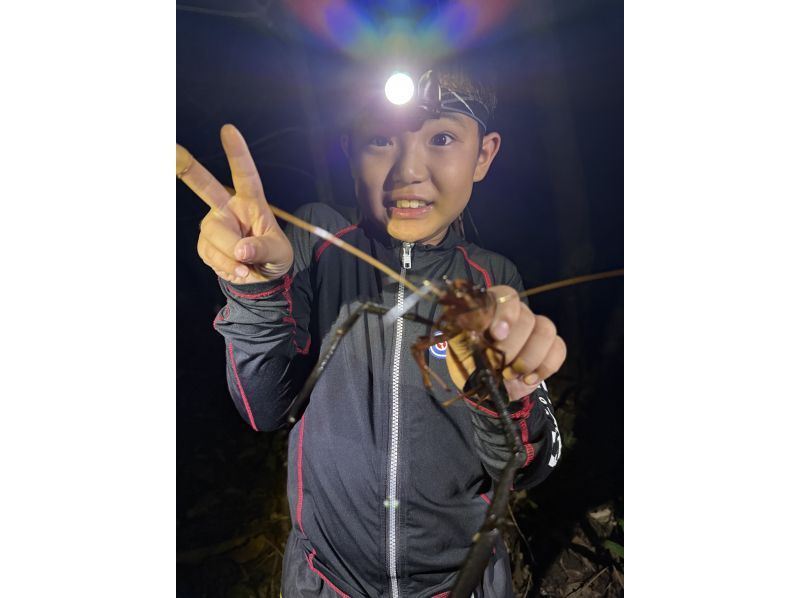【石垣島｜夜のジャングル大冒険】ヤシガニ探し＆満天の星空観察★手長エビをその場で食べよう♪家族連れに大人気！⭐︎少人数制⭐︎の紹介画像