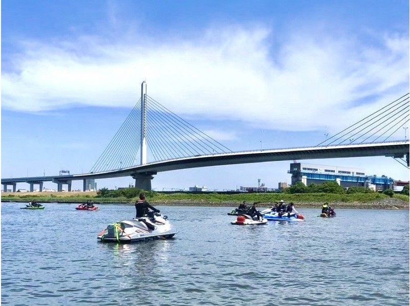 [Tokyo, off the coast of Haneda Airport] Exhilarating touring on a personal watercraft (PWC)! ~ Sightseeing in Tokyo from the river ~ Guaranteed to be photogenic ★の紹介画像