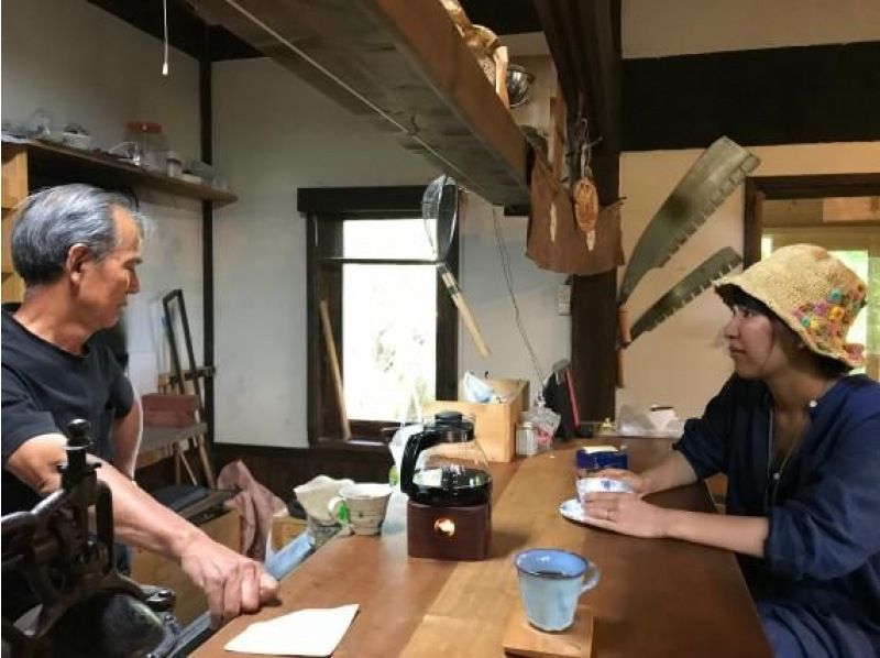 【北海道长沼町】在森林中安静的工作室体验制作木盘子の紹介画像
