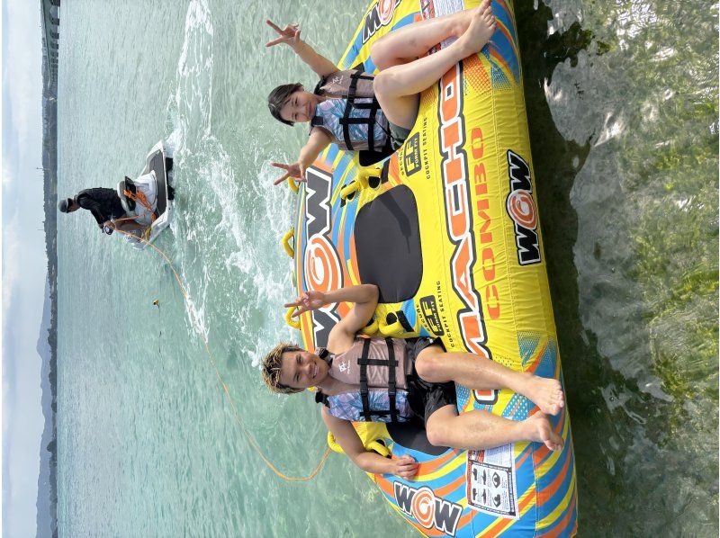 [冲绳，古宇利岛]每个团体完全私人的旅游！您可以从 5 项新活动和 3 项水上摩托艇体验中选择的聚会计划の紹介画像