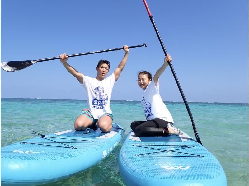 Miyakojima "Experience the Miyako Blue!!" Private charter [SUP tour] for one group only ★Child rates available! ★Same-day reservations OK! ★Free photo data!の紹介画像