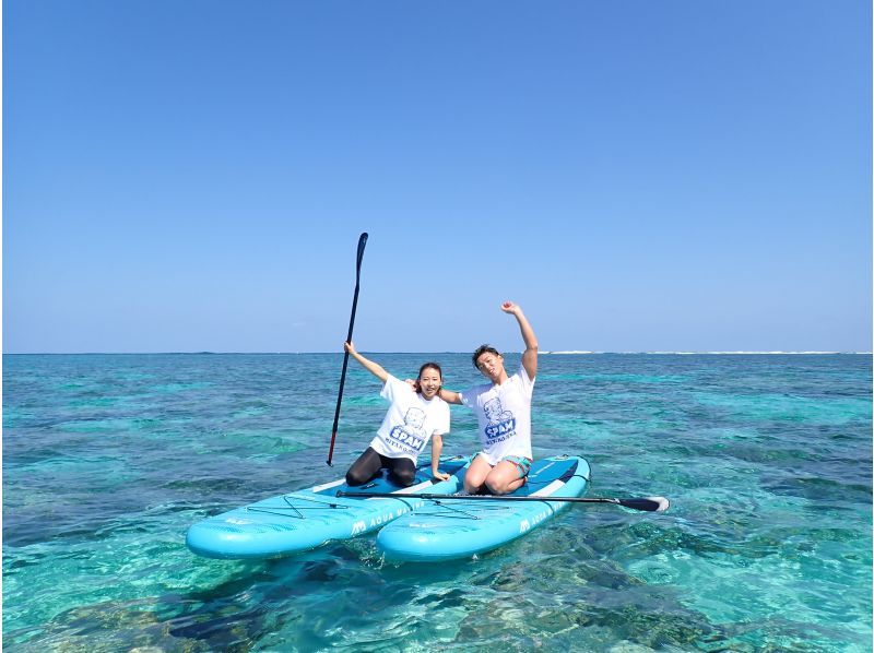Miyakojima "Experience the Miyako Blue!!" Private charter [SUP tour] for one group only ★Child rates available! ★Same-day reservations OK! ★Free photo data!の紹介画像