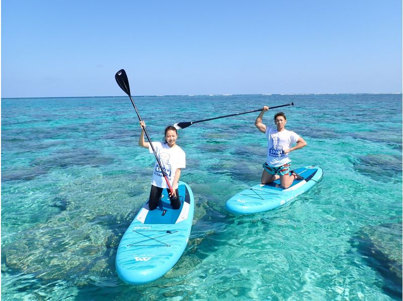 Miyakojima "Experience the Miyako Blue!!" Private charter [SUP tour] for one group only ★Child rates available! ★Same-day reservations OK! ★Free photo data!の紹介画像