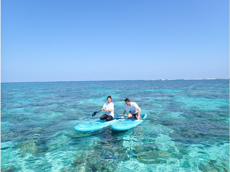Miyakojima "Experience the Miyako Blue!!" Private charter [SUP tour] for one group only ★Child rates available! ★Same-day reservations OK! ★Free photo data!の紹介画像