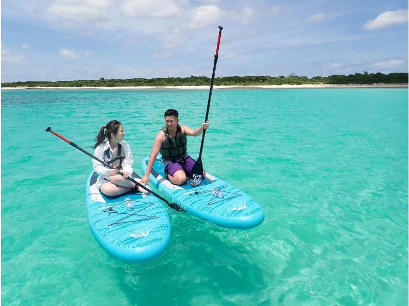 Miyakojima "Experience the Miyako Blue!!" Private charter [SUP tour] for one group only ★Child rates available! ★Same-day reservations OK! ★Free photo data!の紹介画像