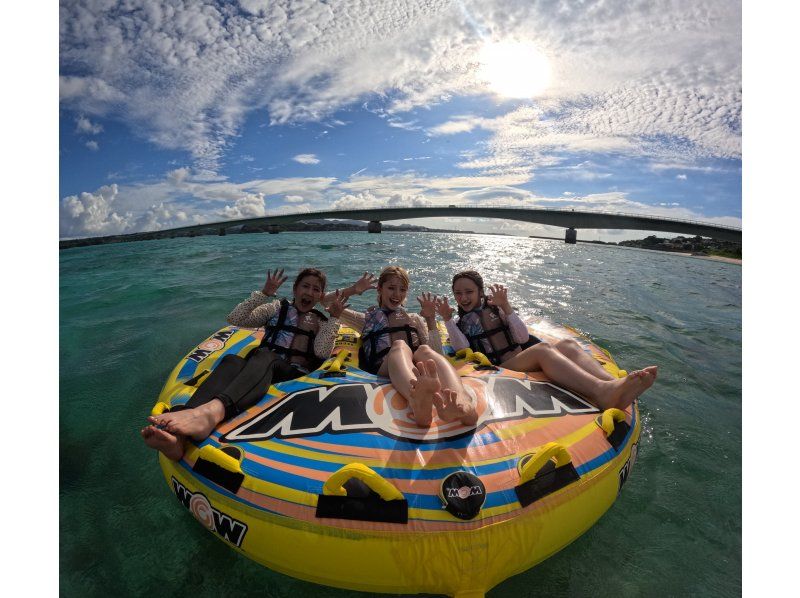 【今帰仁・古宇利】1グループずつ完全貸し切りでのご案内♪最新アクティビティ5種類＆ジェットスキー体験から2種類選んで遊べる定番のターチプランの紹介画像