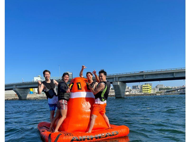 【那覇・浦添】沖縄最安値！”完全貸切”乗り合せ一切なし！最新トーイングチューブ6種類の中から4種類選べる！の紹介画像