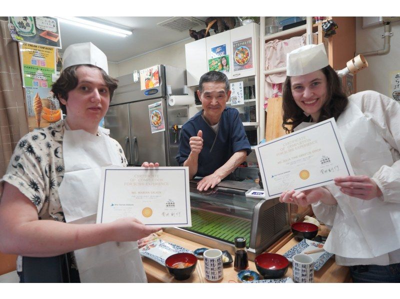 [Hokkaido, Sapporo] Nigiri sushi experience - a fun lecture by a craftsman!の紹介画像