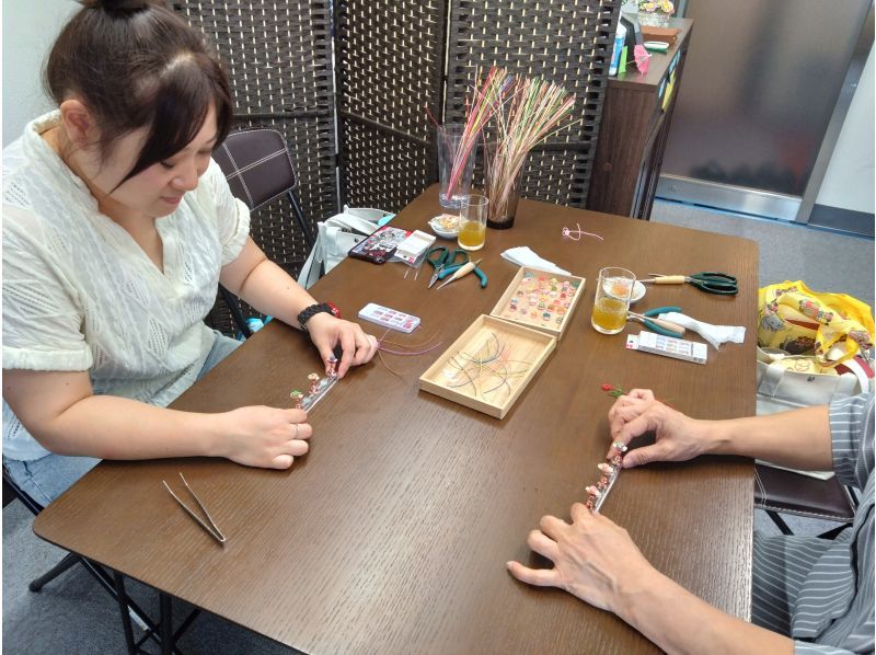 [京都、四条大宫] 夏季活动★用传统的水引装饰你的指甲☆到8月为止有特别折扣的新方案♪の紹介画像