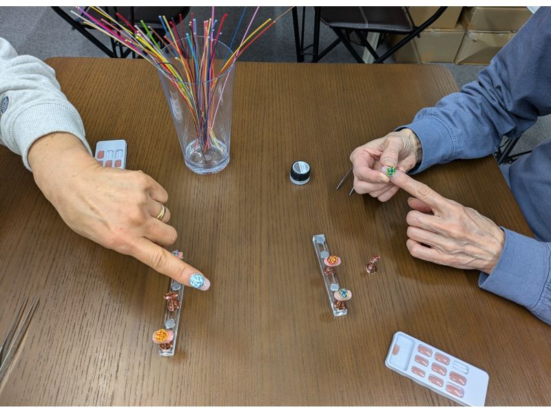 [Kyoto, Shijo Omiya] ★Let's tie traditional Mizuhiki to nail tips and add a Japanese-style decoration☆Special discount for May and June for new plans♪の紹介画像