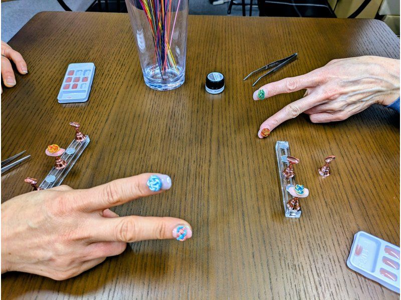 [Kyoto, Shijo Omiya] ★Let's tie traditional Mizuhiki to nail tips and add a Japanese-style decoration☆Special discount for May and June for new plans♪の紹介画像