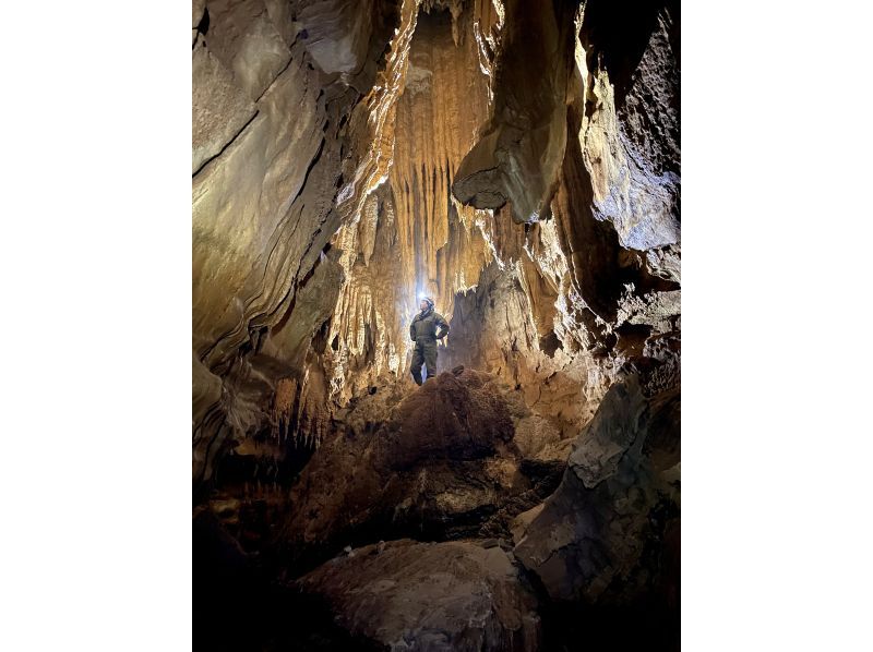 [Fukuoka/Kitakyushu] Hiraodai Cave Exploration (caving) Mysterious underground lake tourの紹介画像