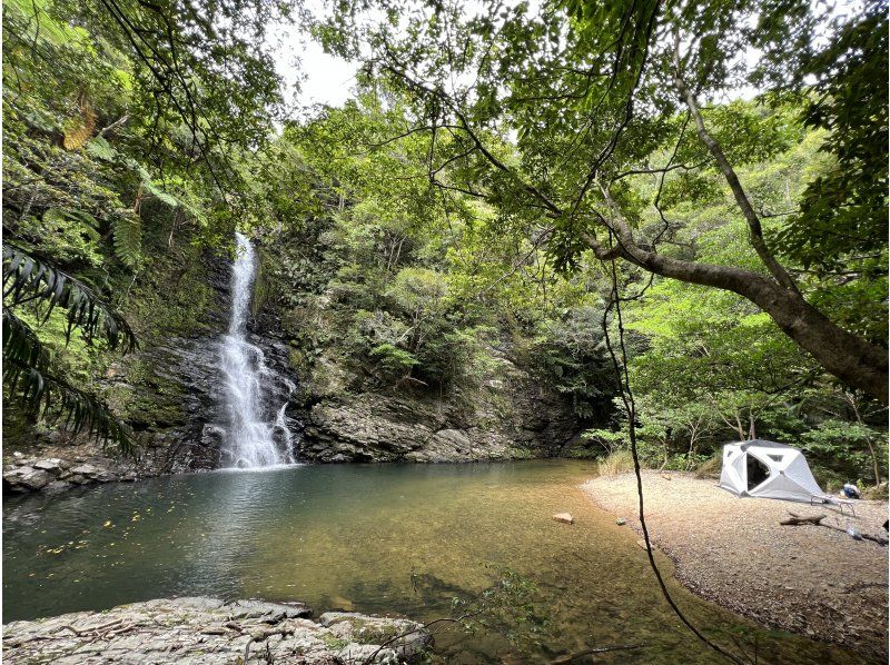 【沖繩・名護】在山原通常禁止進入的地方徒步旅行，隱藏的瀑布桑拿！在私密空間享受刺激的體驗！の紹介画像