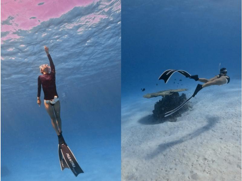 【沖縄・伊平屋島/1日】クルーズボート・スキンダイビング（6時間☆満喫プラン）☆少人数制・おひとり様OK☆《送迎無料》水中動画データ無料！の紹介画像