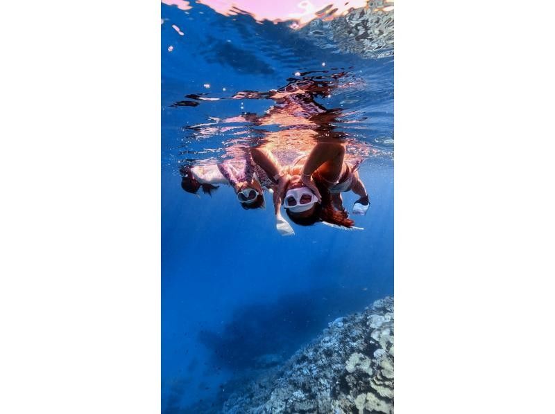 【沖縄・伊平屋島】２ボートスキンダイビング１日満喫ツアー☆少人数制で初心者・おひとり様大歓迎☆水中写真プレゼント付の紹介画像