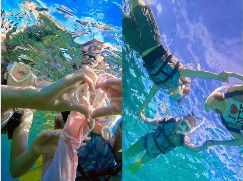 【沖縄・伊平屋島】1組貸切りジェットスキーで行くシュノーケリングツアー(90分コース）おひとり様・当日予約OK《送迎無料》動画データ無料！の紹介画像