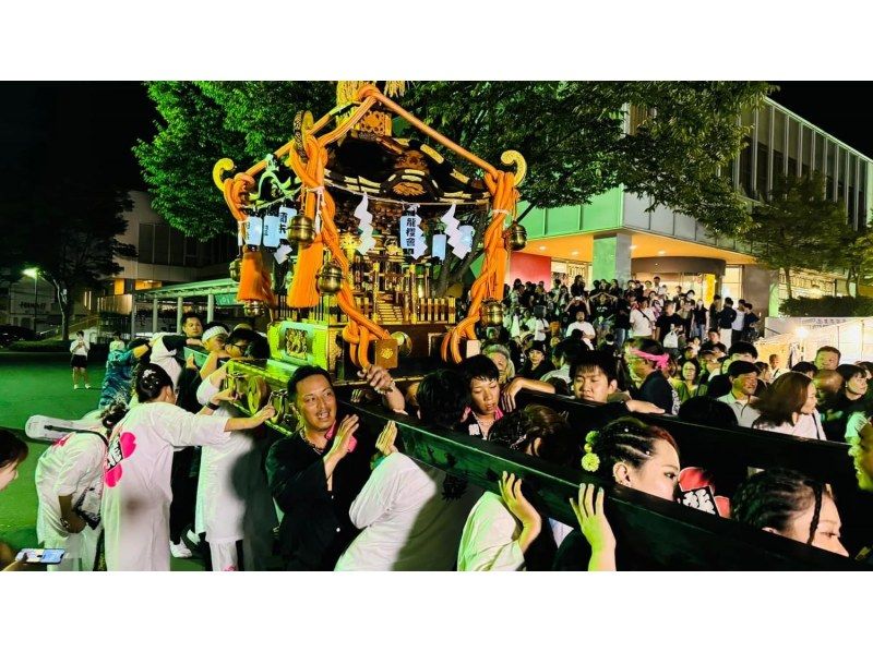 【山形・赤湯温泉】9月13日限定！「法被・股引き・地下足袋」の本格衣装で本格的に神輿担ぎ！オリジナルTシャツ・タオル・お守り木札付き！の紹介画像