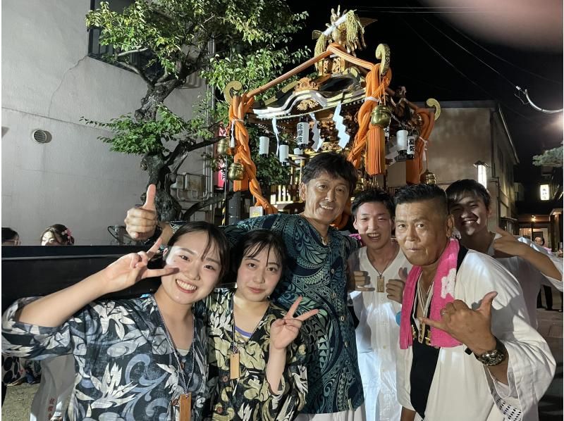 【山形・赤湯温泉】9月13日限定！「法被・股引き・地下足袋」の本格衣装で本格的に神輿担ぎ！オリジナルTシャツ・タオル・お守り木札付き！の紹介画像