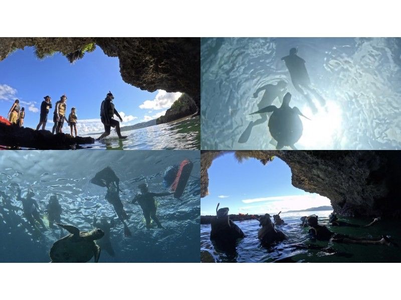 [Ishigaki Island, Blue Cave, 9:00 AM/1:30 PM] Small-Group Beach Snorkeling Tour to the Blue Cave (99% chance of seeing sea turtles) (GoPro photo shoot & gift included)の紹介画像