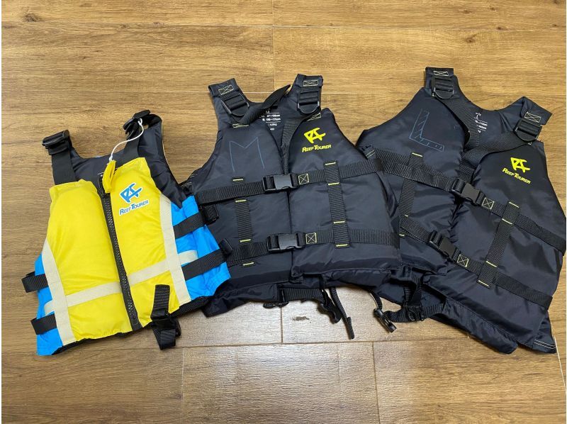 《ライフジャケットレンタル》空港から車で10分｜90㎝～200㎝・15kg～130kg対応｜洗い不要の紹介画像