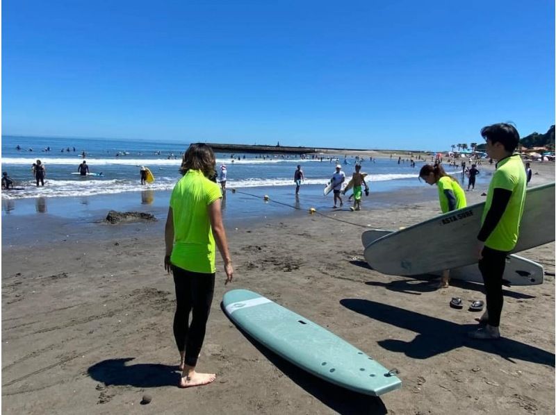 [Chiba, Kujukuri] Surfing school on Chiba's Taito Coast. First time surfing / Beginners (with some experience) / From children to senior classes!の紹介画像