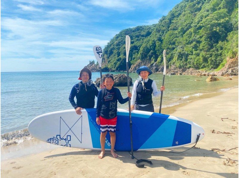 [鸟取/浦富海岸] SUP体验★抢先体验这项受欢迎的海上运动！即使是第一次也没关系！副本の紹介画像