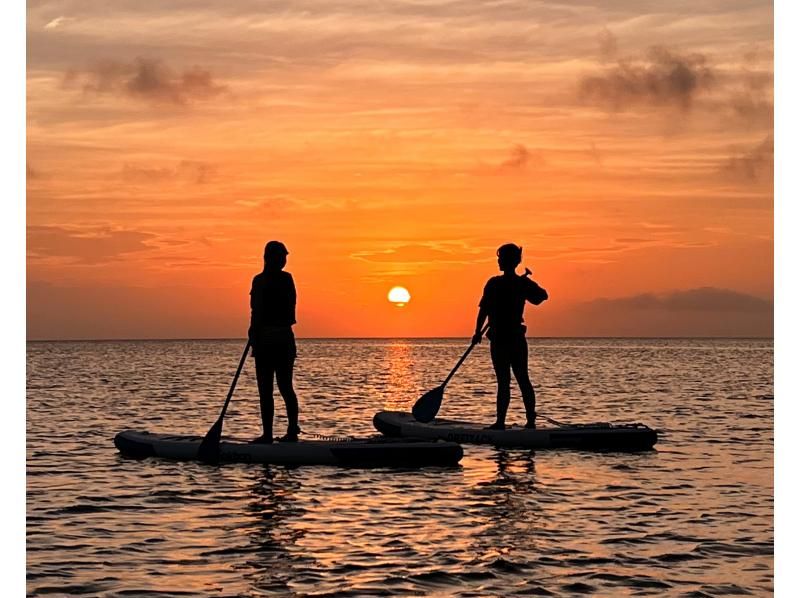【沖縄・宮古島】《サンセットサップ》心癒される夕焼けを眺めながらSUPでクルージング！の紹介画像