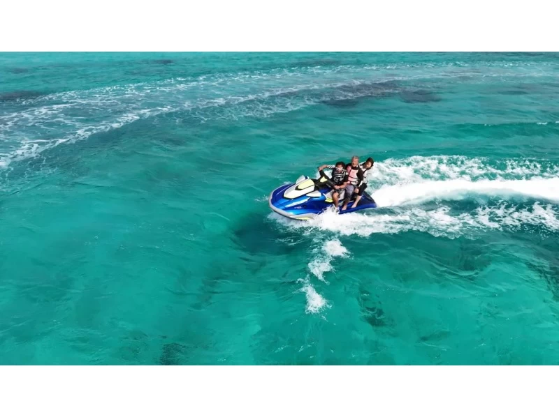 【沖縄・宮古島】前浜ビーチでマリンジェット！バナナボート等3種類♪の紹介画像