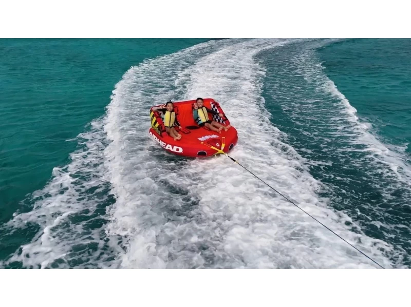 【沖縄・宮古島】前浜ビーチでマリンジェット！バナナボート等3種類♪の紹介画像