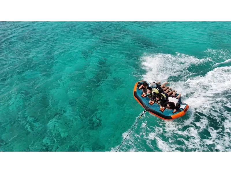 【沖縄・宮古島】前浜ビーチでマリンジェット！バナナボート等3種類♪の紹介画像