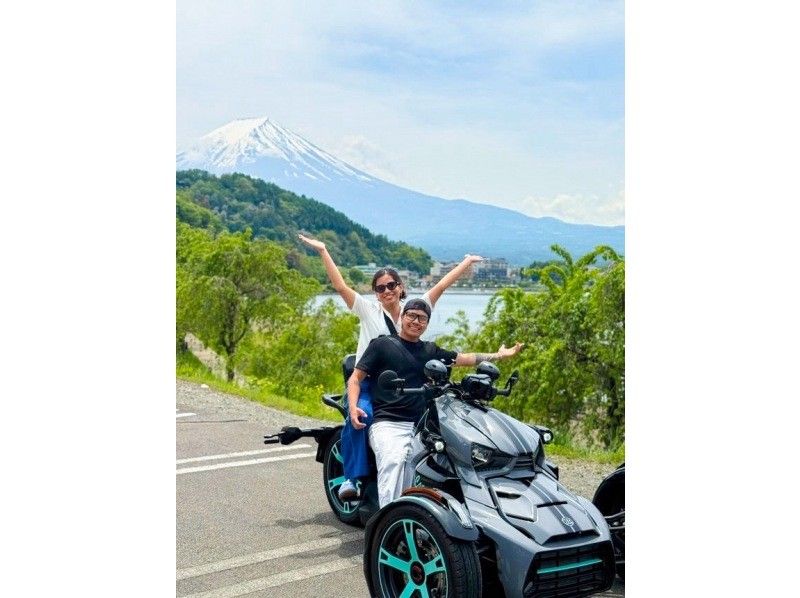 [山梨/富士河口湖]富士山x三轮车=最好的！の紹介画像