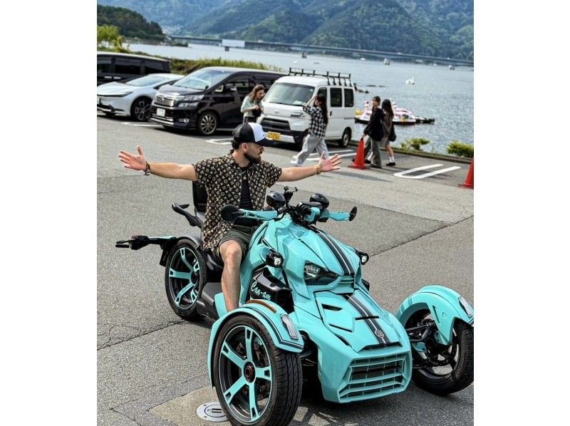 [山梨/富士河口湖]富士山x三轮车=最好的！の紹介画像