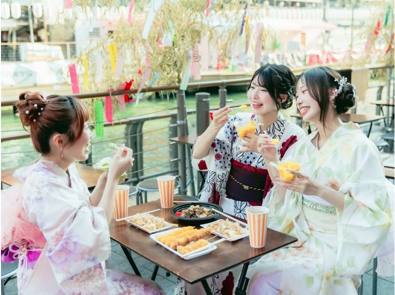 【大阪、难波、道顿堀】和太鼓体验｜笑容满面！大人小孩都能享受的和太鼓与三味线的世界の紹介画像