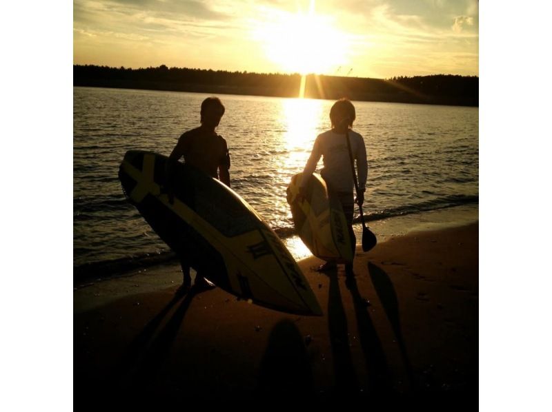 【愛知・新舞子】サンセットSUPクルージング（1.5時間）新舞子の美しいサンセットを海上から眺める非日常な体験☆の紹介画像