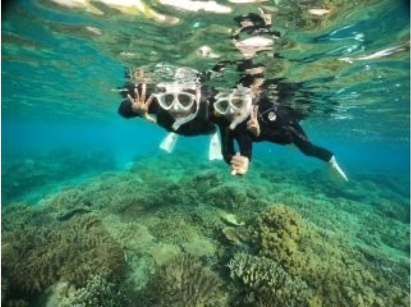 [โอกินาวา หมู่บ้านอนนะ] ทัวร์ดำน้ำตื้นด้วยเรือส่วนตัวเพื่อชมถ้ำสีน้ำเงินและปลาเขตร้อน! (ฟุตเทจ GoPro ฟรี อายุตั้งแต่ 1 ถึง 75 ปีใช้ได้)の紹介画像